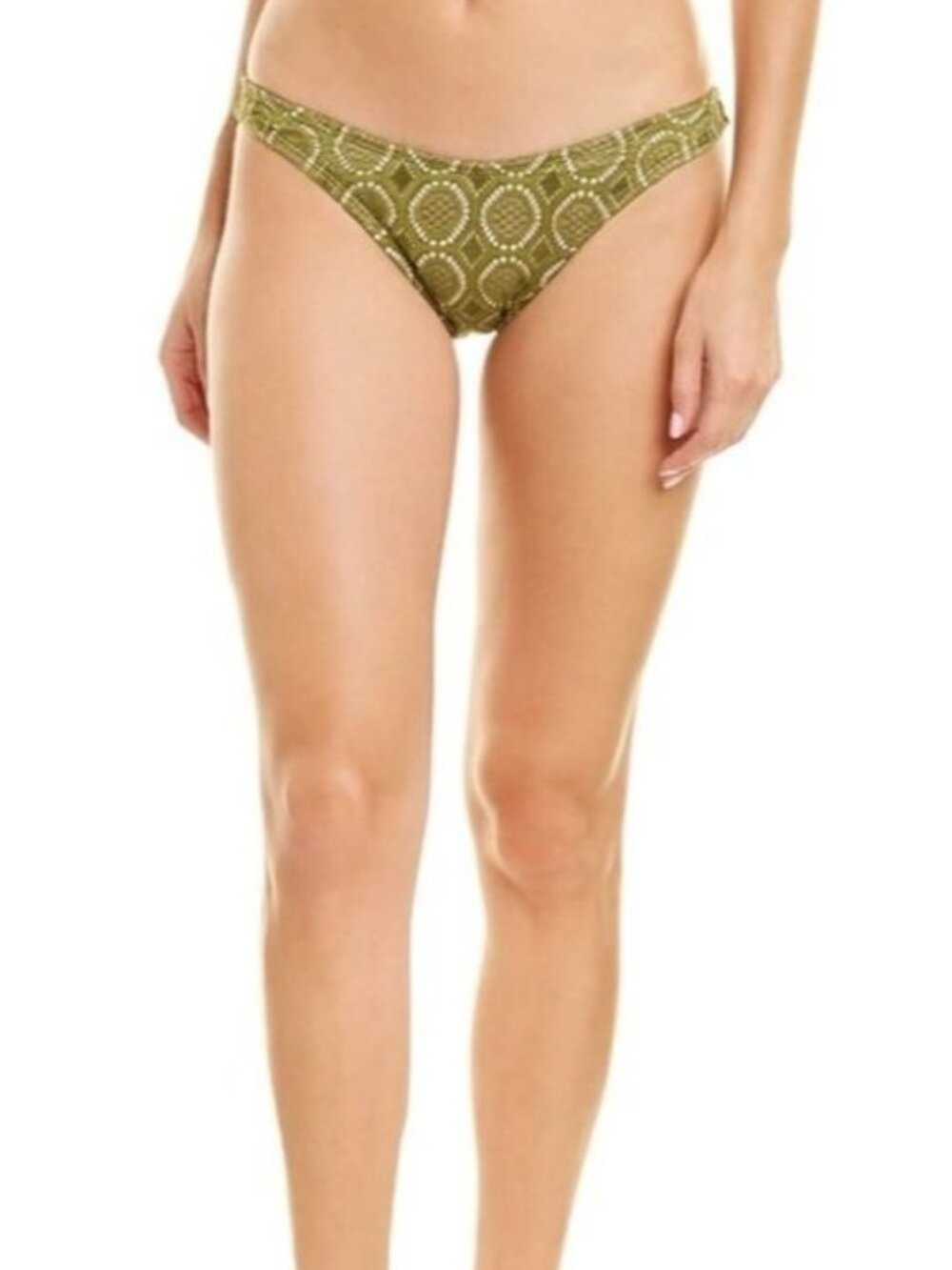 Risk Women’s Bikini Bottoms Cheeky Thong Nude Black Size XS boho chic swim beach
